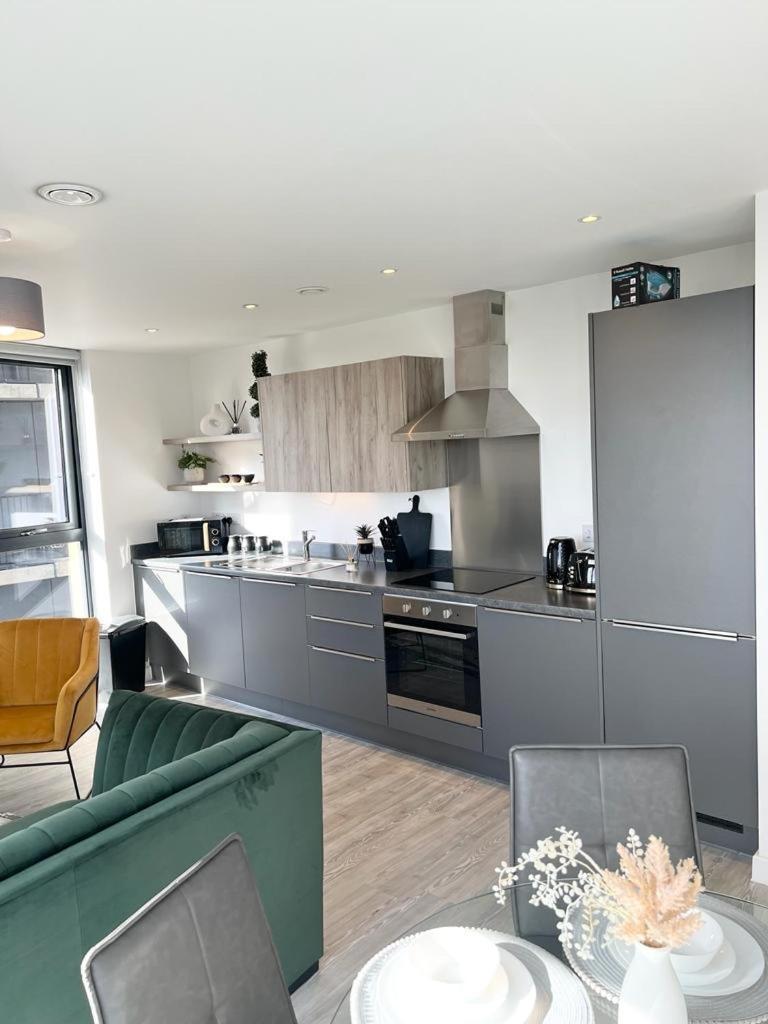 Luxury 2 Bed Apt With City View 曼彻斯特 外观 照片