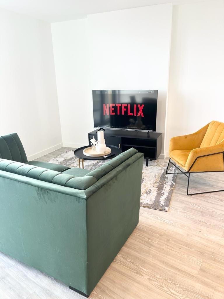 Luxury 2 Bed Apt With City View 曼彻斯特 外观 照片